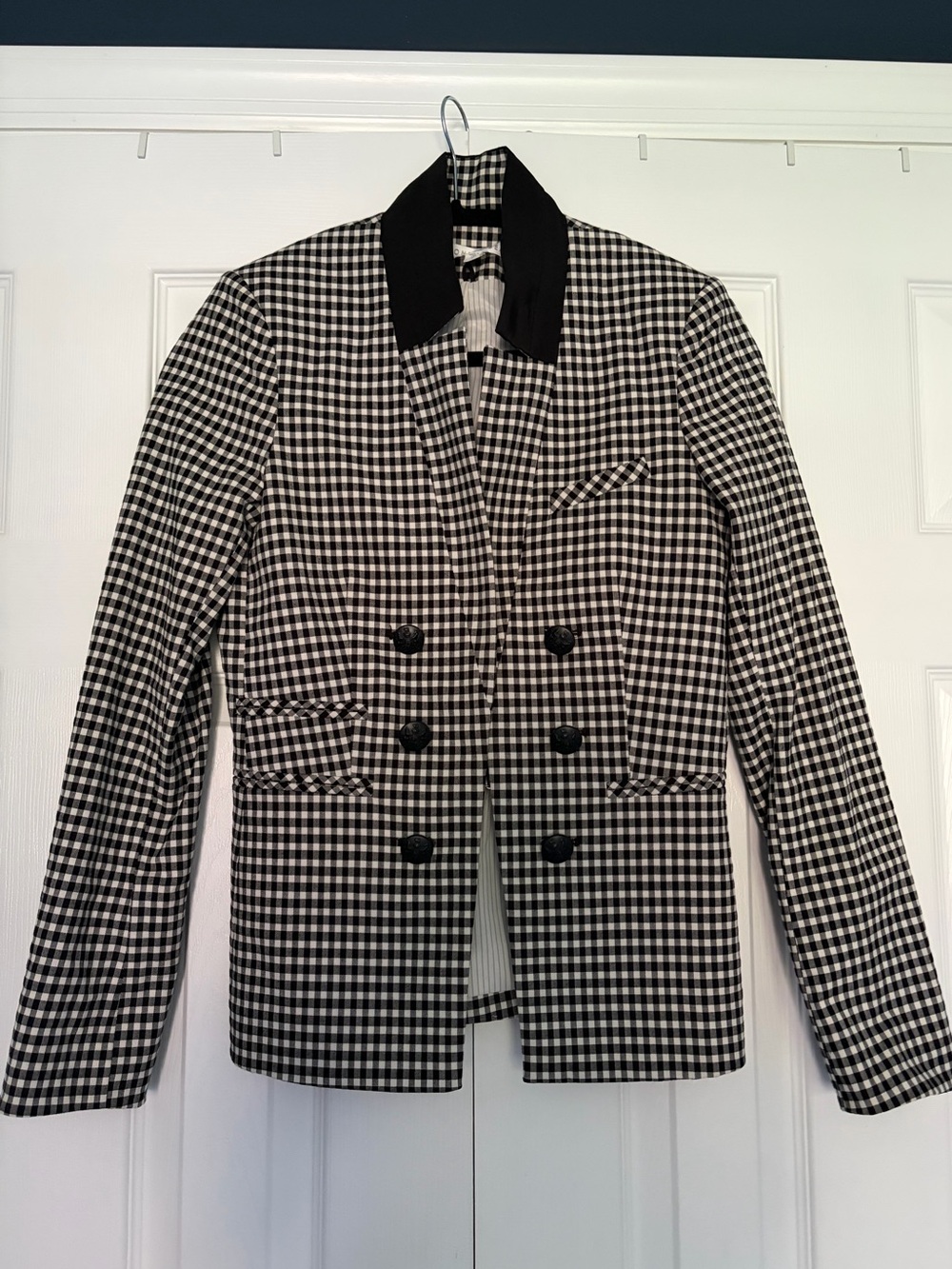 Veronica Beard Black and White Cottage Blazer sz 2